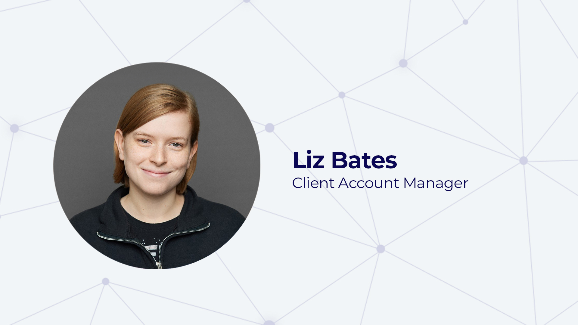 Liz Bates Client Account Manager sustainability