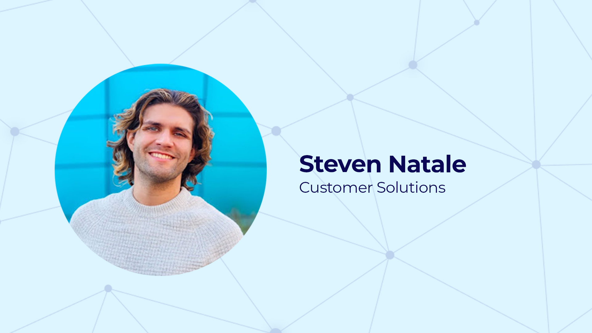 Team Q&A: Steven Natale - Business Development Representative carbon footprint