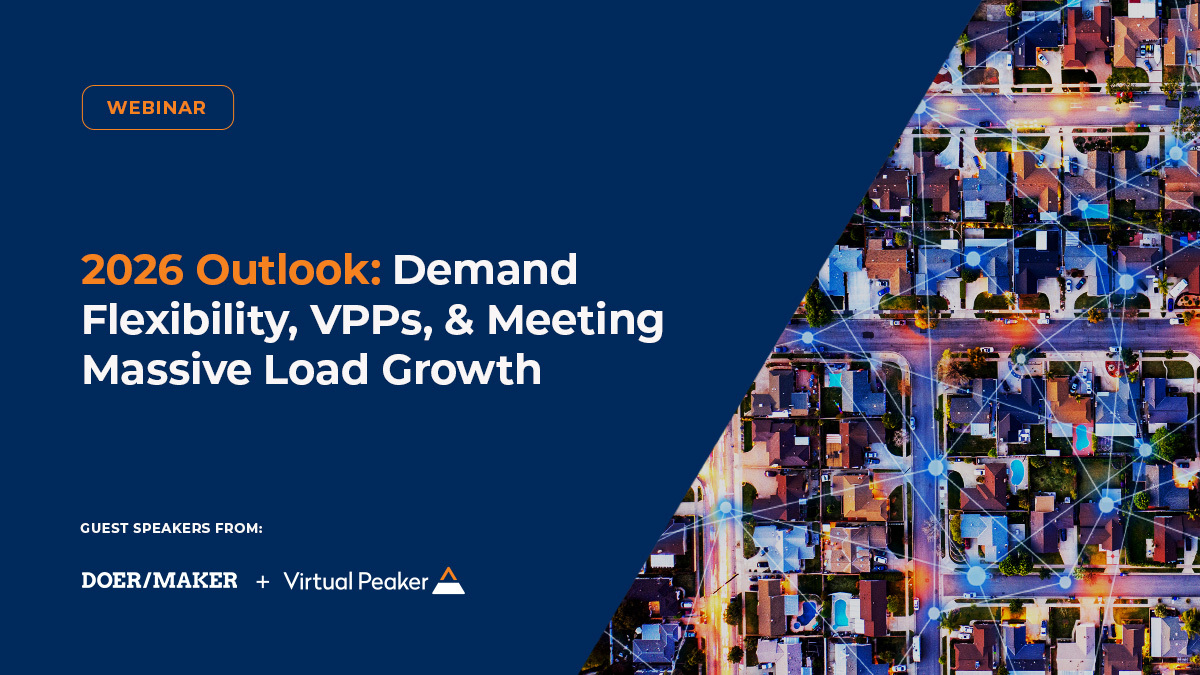 7 Key Takeaways from Our 2026 Outlook Webinar on Demand Flexibility, VPPs, & Load Growth